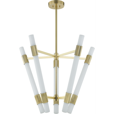 Corbett Krakow 5 Light Vintage Brass Chandelier Ceiling Light