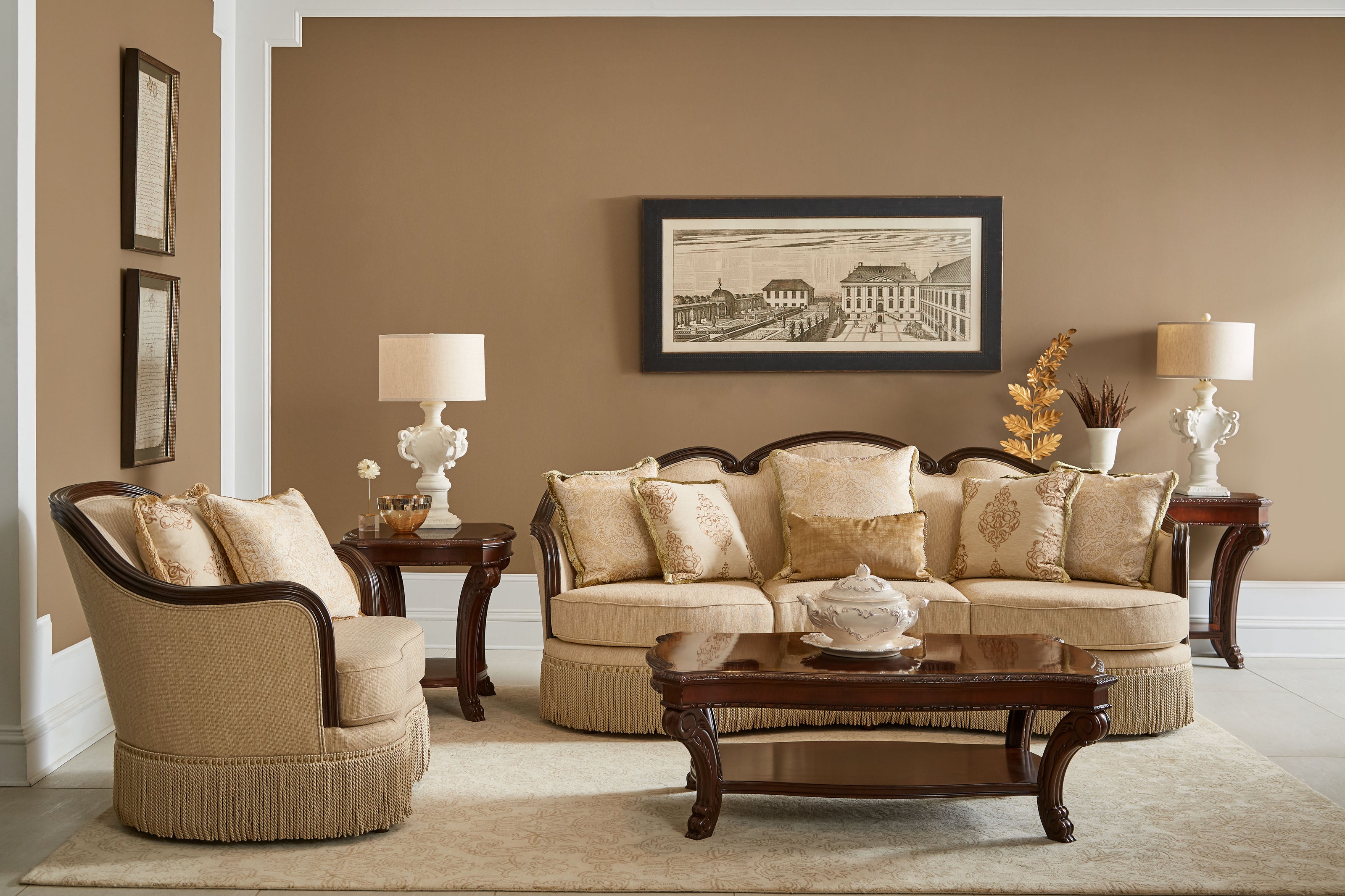 ART Furniture Old World Sofa Table DSC