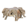 Classic Home Cypress Teak Root Coffee Table Natural White Wash