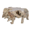 Classic Home Cypress Teak Root Coffee Table Natural White Wash