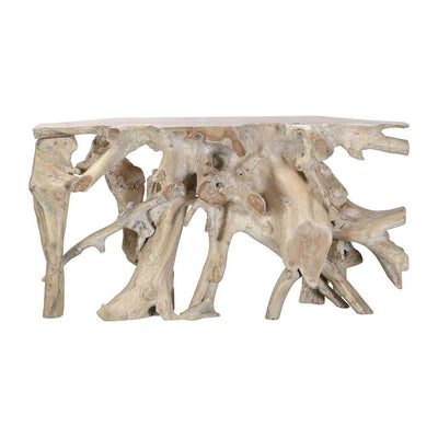 Classic Home Cypress Root Console Table 59-60"