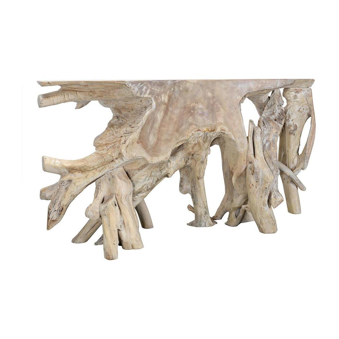 Classic Home Cypress Teak Root Console Table 70-71