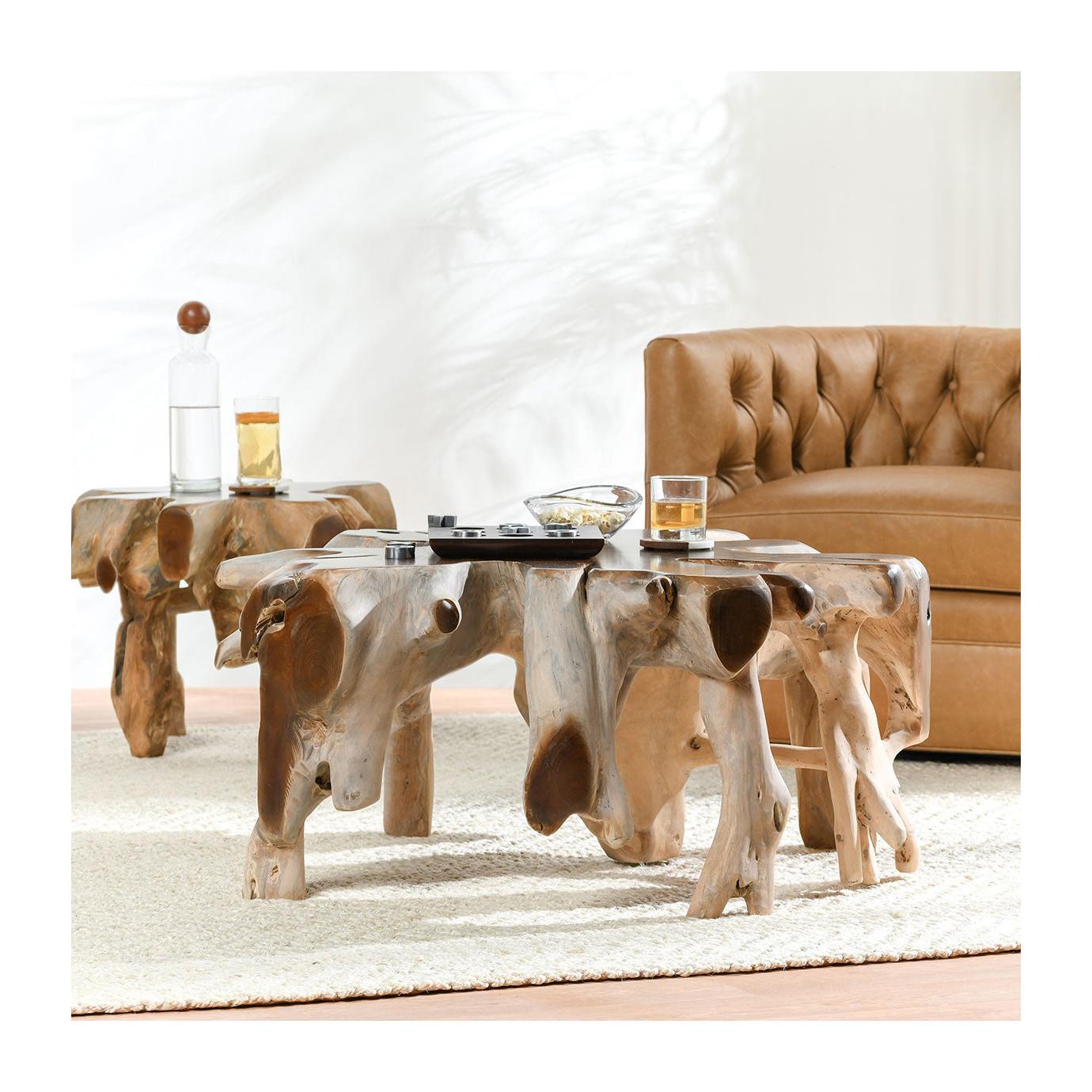 Classic Home Groot Teak Root Coffee Table