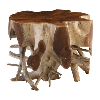 Classic Home Groot Teak Root End Table
