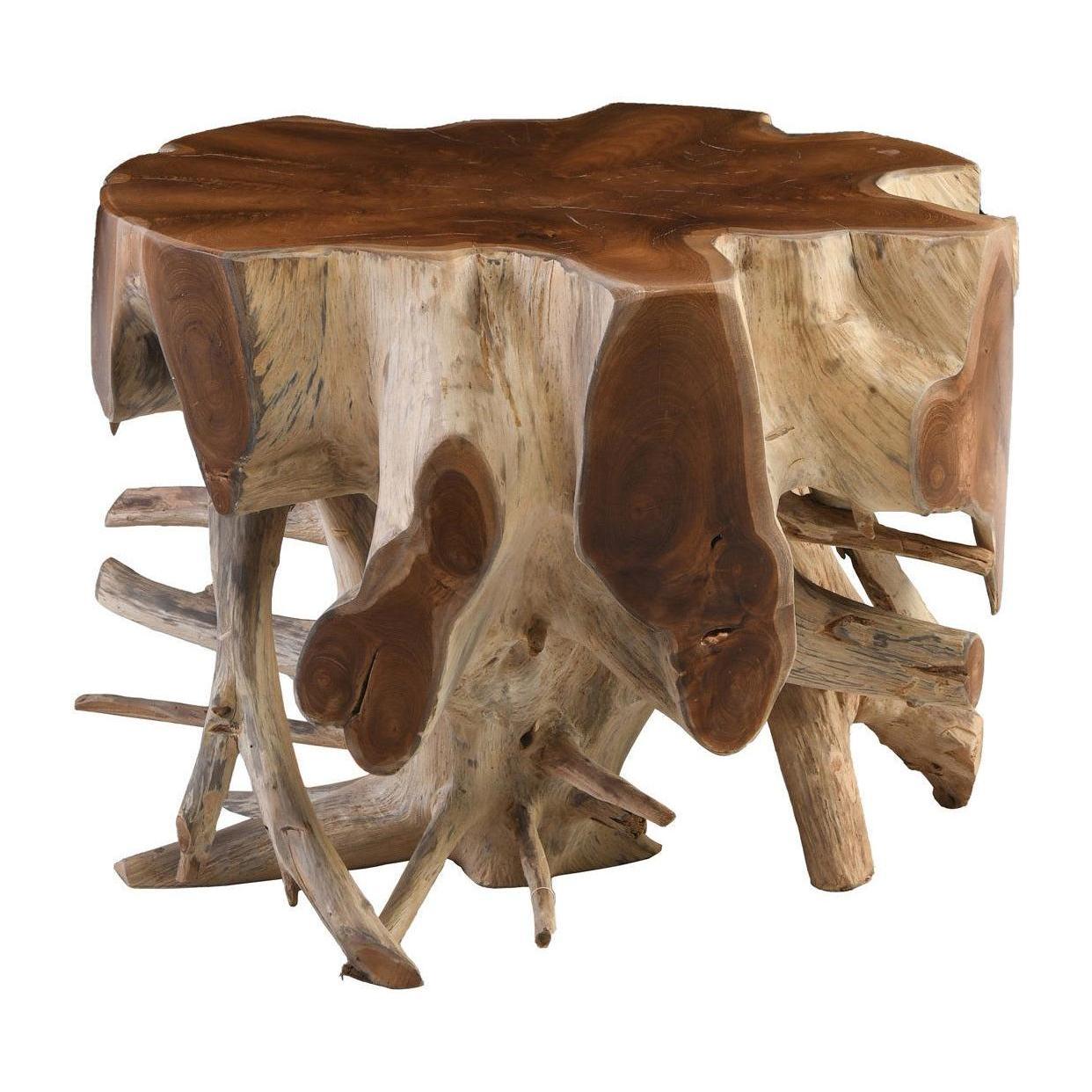 Classic Home Groot Teak Root End Table