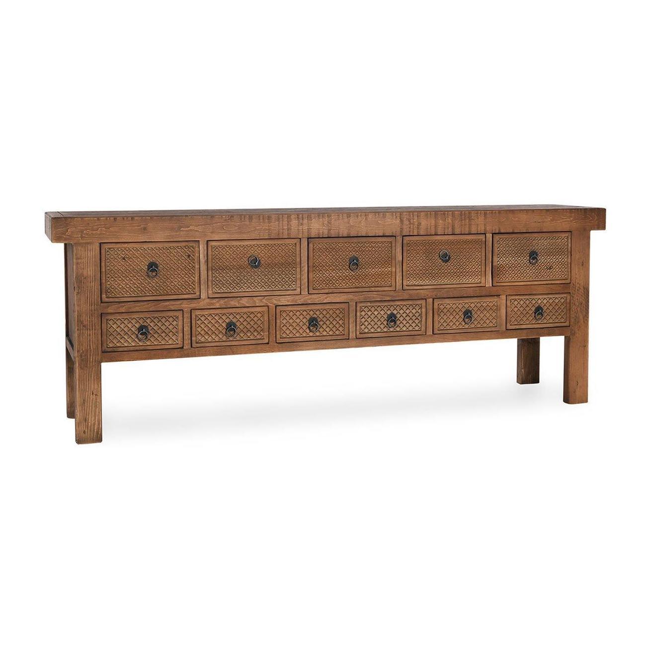 Classic Home Lahey 11Dwr Rectangle Console Table