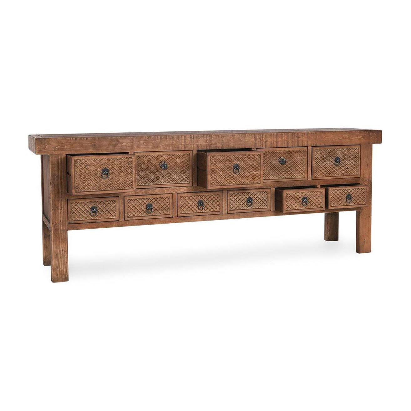 Classic Home Lahey 11Dwr Rectangle Console Table