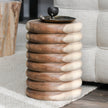Classic Home Gala Solid Wood Round End Table
