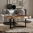 Classic Home Celine Solid Wood Live Edge Coffee Table