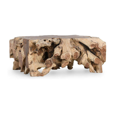 Classic Home Cypress Root 40" Square Coffee Table