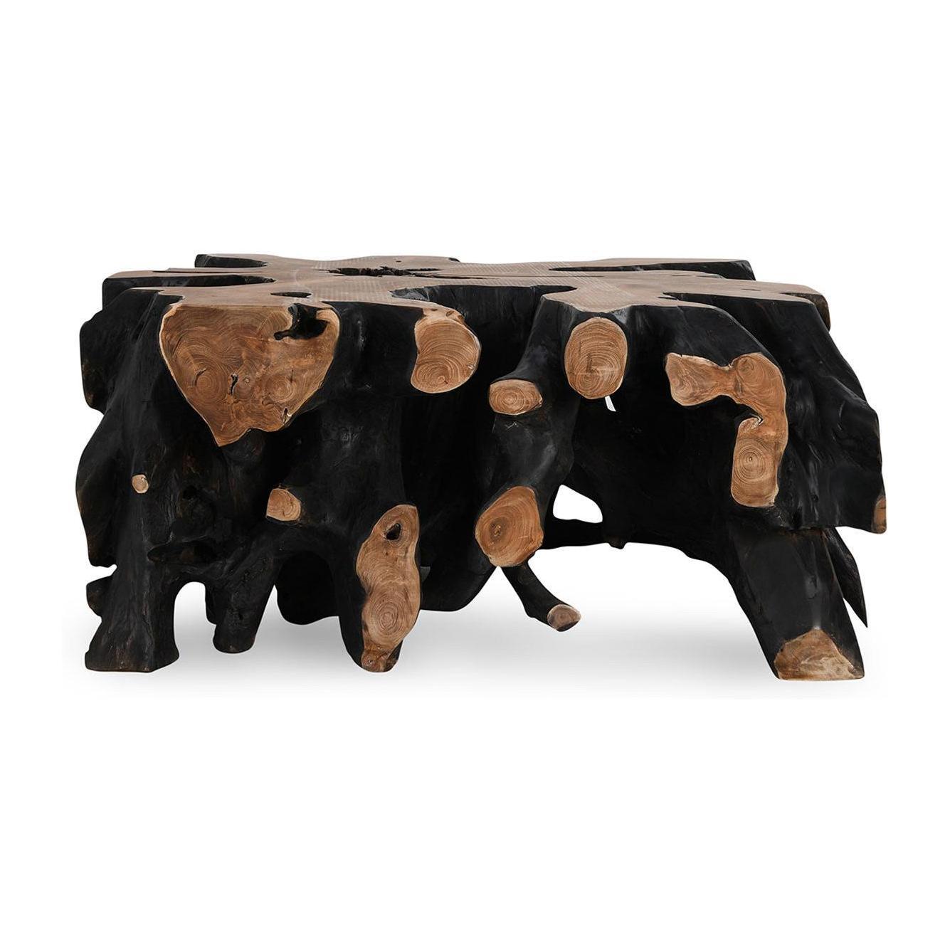 Classic Home Cypress Teak Root Square Coffee Table