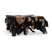 Classic Home Cypress Teak Root Square Coffee Table