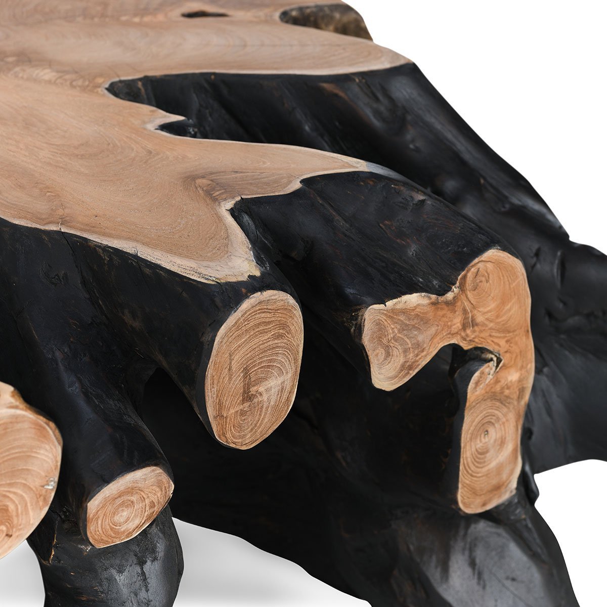Classic Home Cypress Teak Root Square Coffee Table