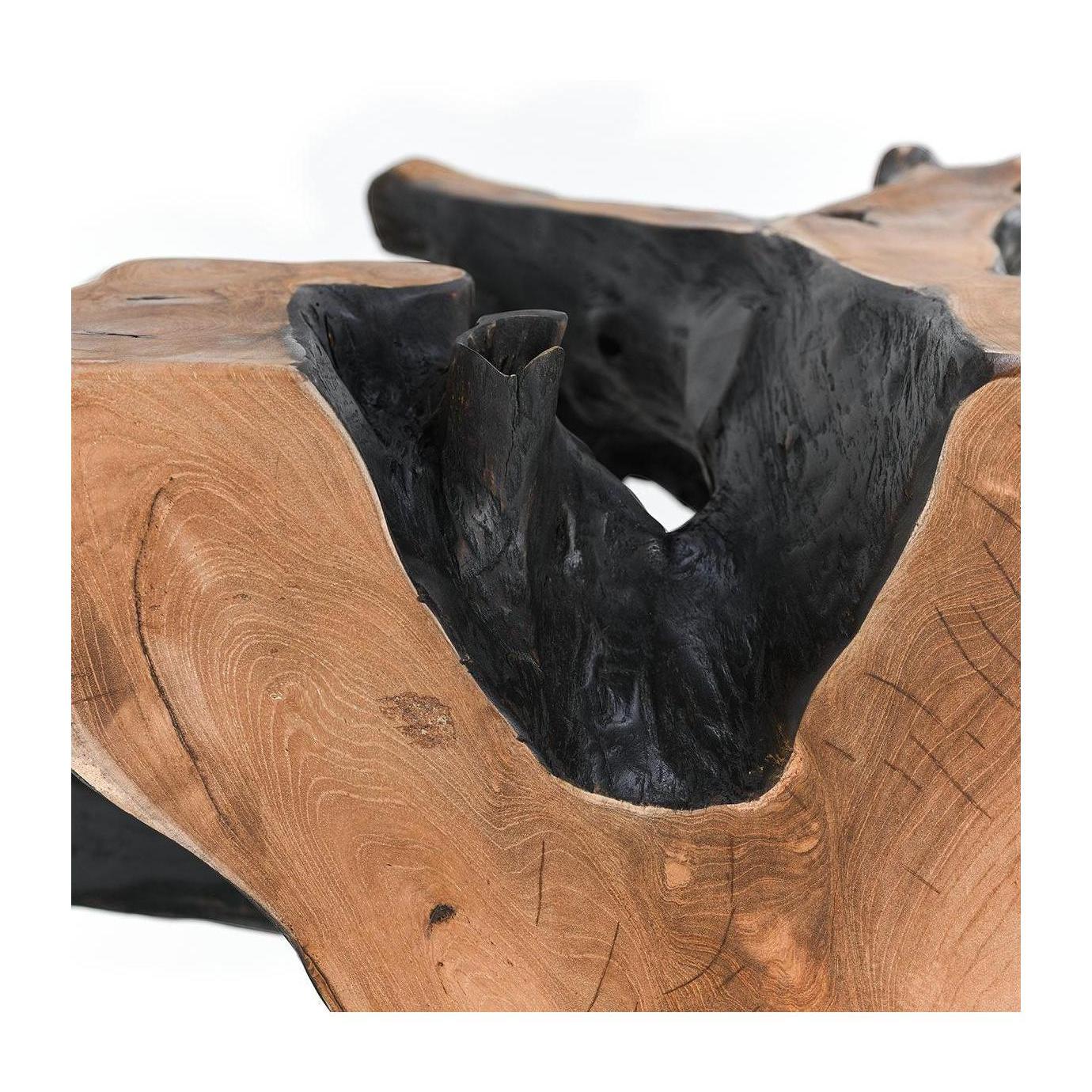 Classic Home Cypress Teak Root Square Coffee Table