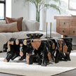 Classic Home Cypress Teak Root Square Coffee Table