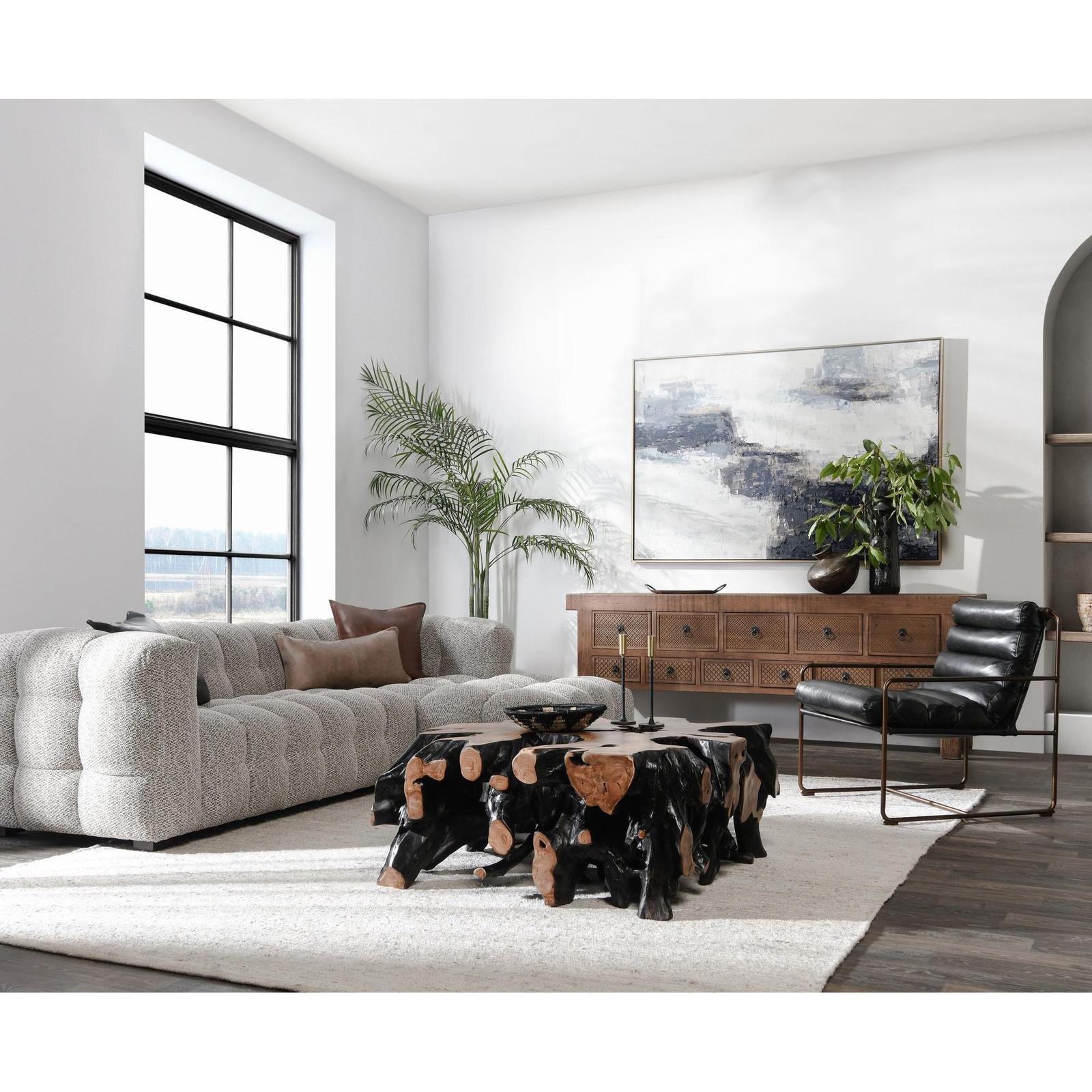 Classic Home Cypress Teak Root Square Coffee Table