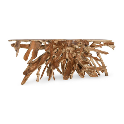 Classic Home Shia Teak Root Console Table