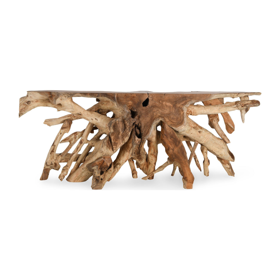 Classic Home Shia Teak Root Console Table