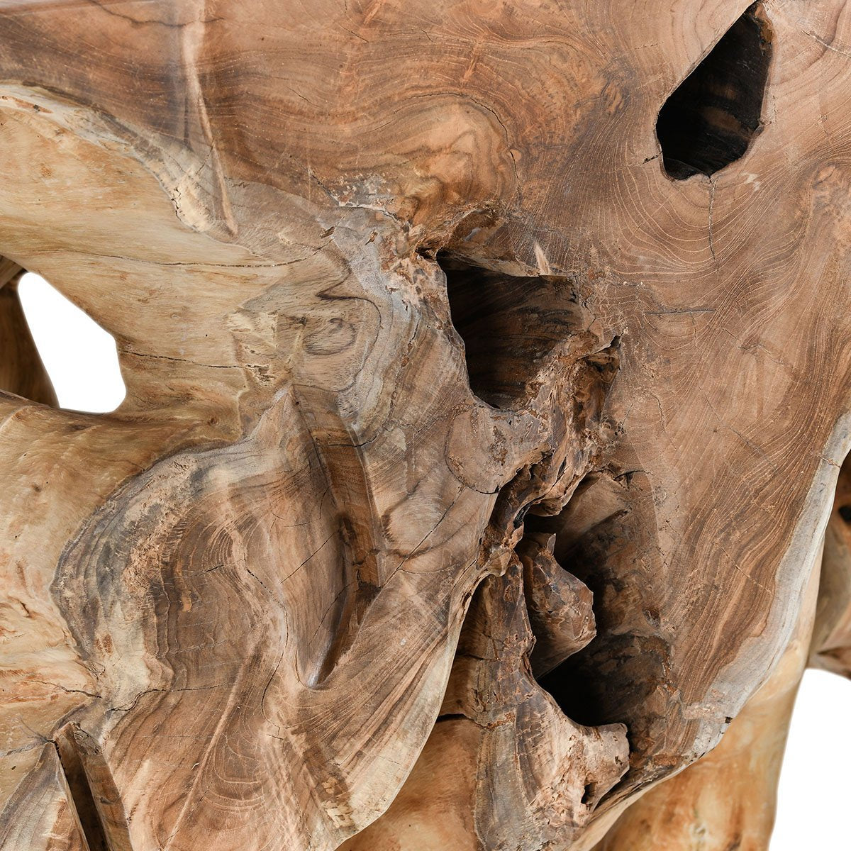 Classic Home Shia Teak Root Console Table