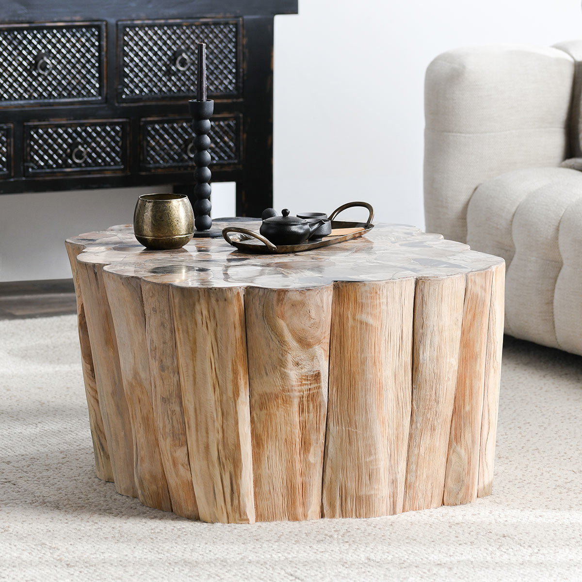 Classic Home Norwest Solid Wood Coffee Table