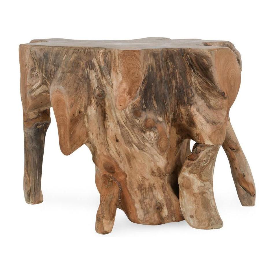 Classic Home Cypress Teak Root End Table