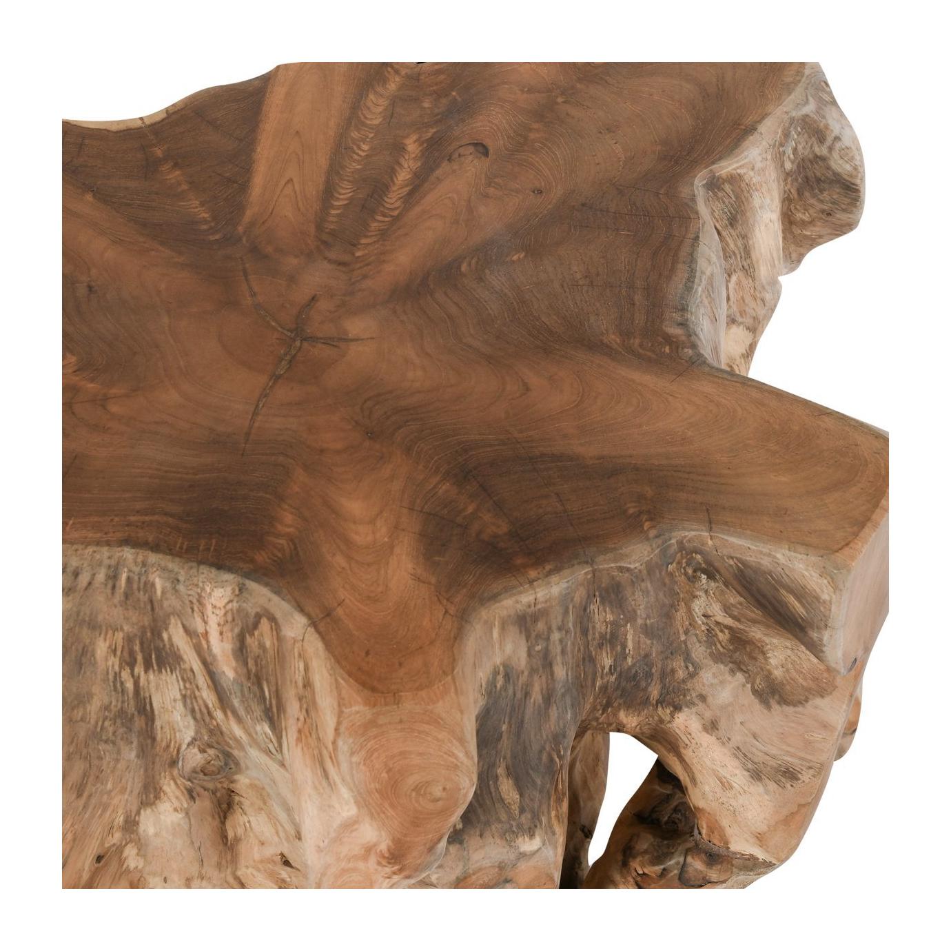 Classic Home Cypress Teak Root End Table