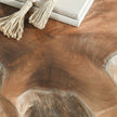 Classic Home Cypress Teak Root End Table