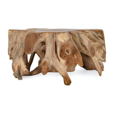 Classic Home Cypress Teak Root Coffee Table Natural