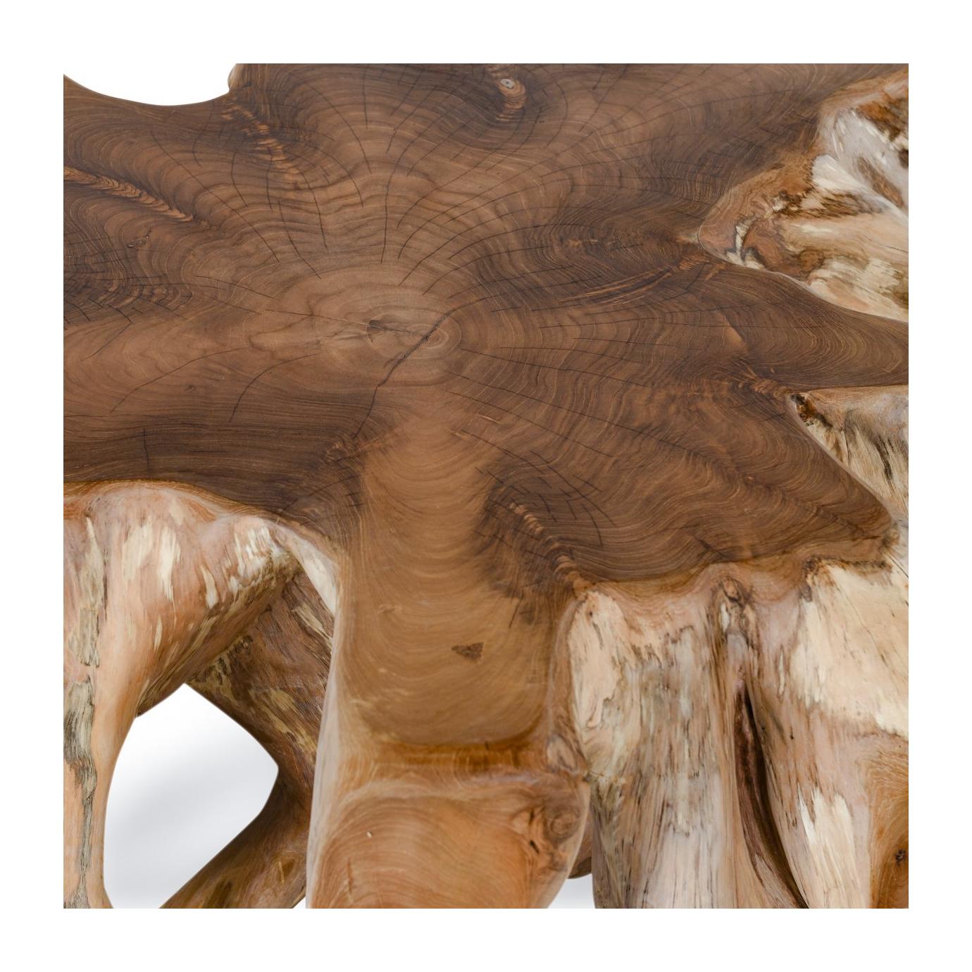 Classic Home Cypress Teak Root Coffee Table Natural