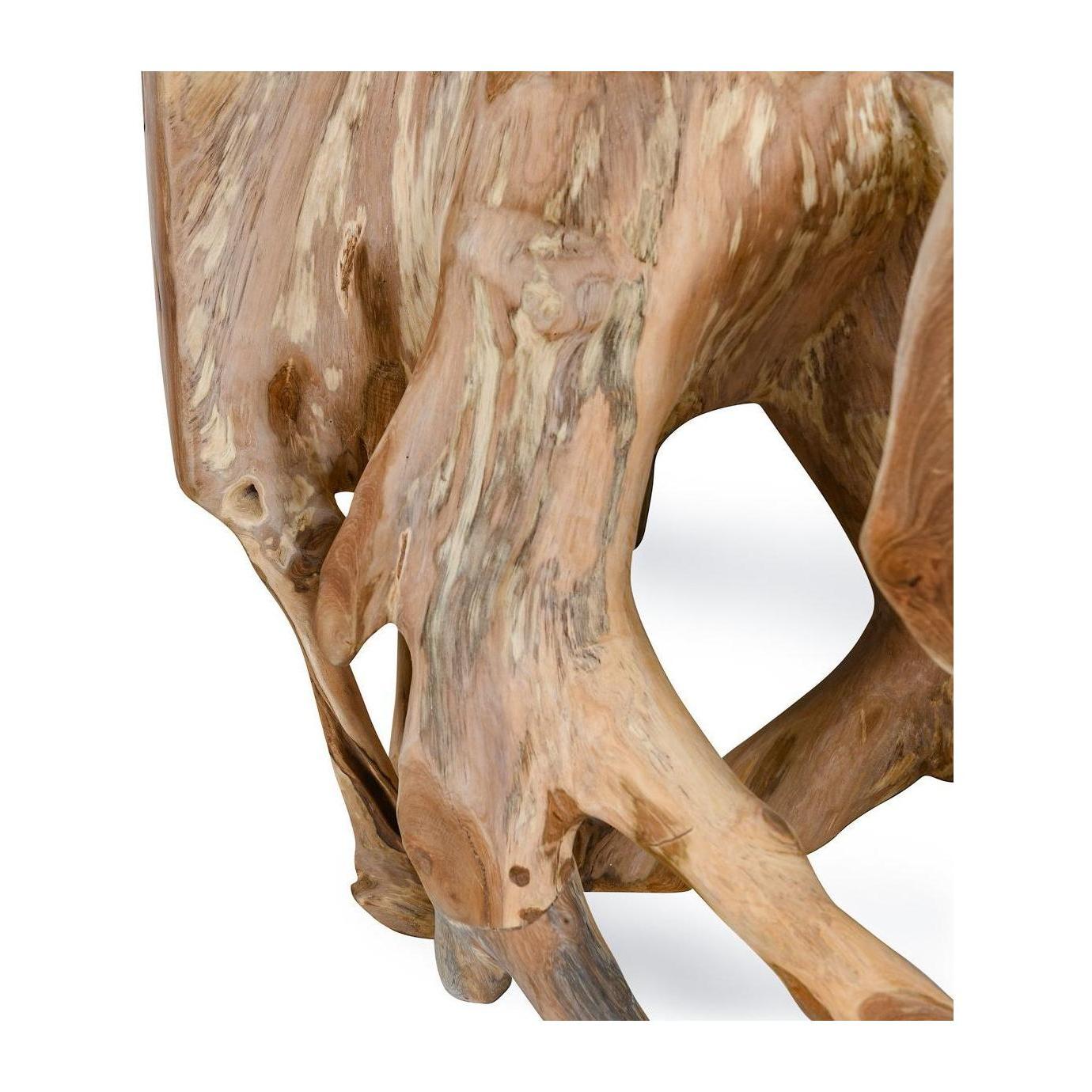 Classic Home Cypress Teak Root Coffee Table Natural