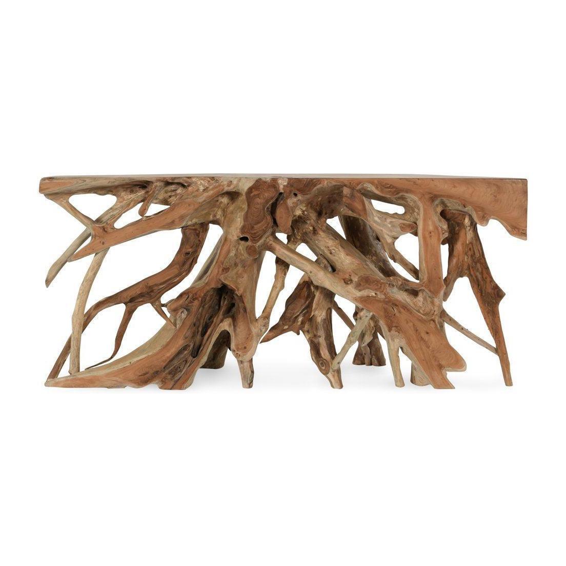 Classic Home Cypress Teak Root Console Table 70-71