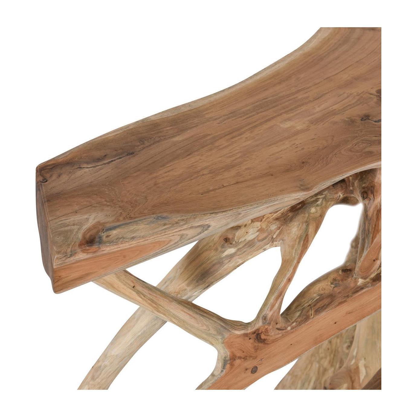 Classic Home Cypress Teak Root Console Table 70-71