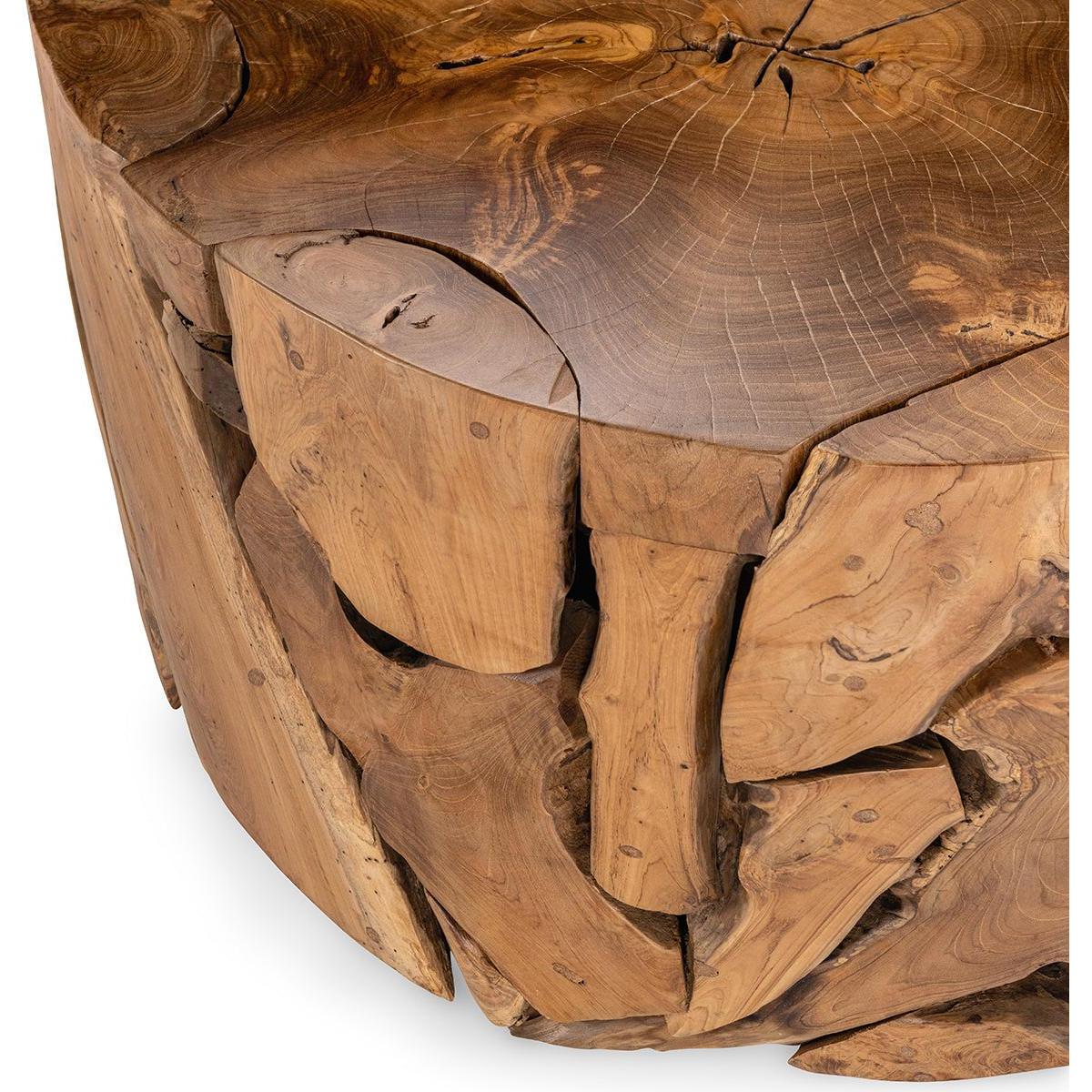 Classic Home Rhea Round Coffee Table