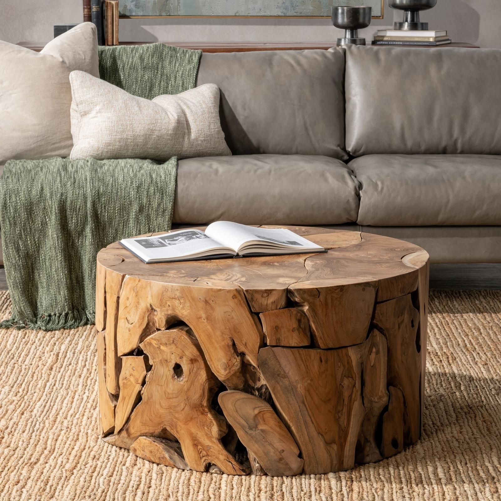 Classic Home Rhea Round Coffee Table