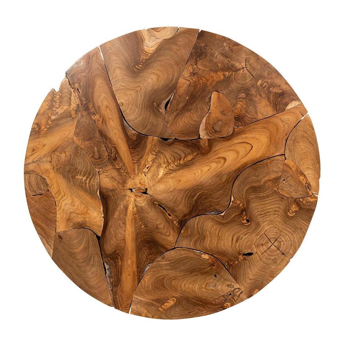 Classic Home Garford Solid Wood Round Coffee Table