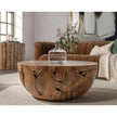Classic Home Garford Solid Wood Round Coffee Table
