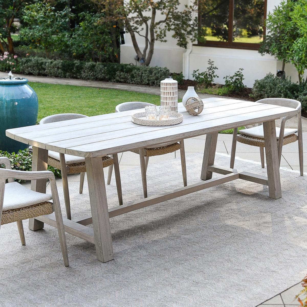 Classic Home Agnes Outdoor Dining Table Clearance