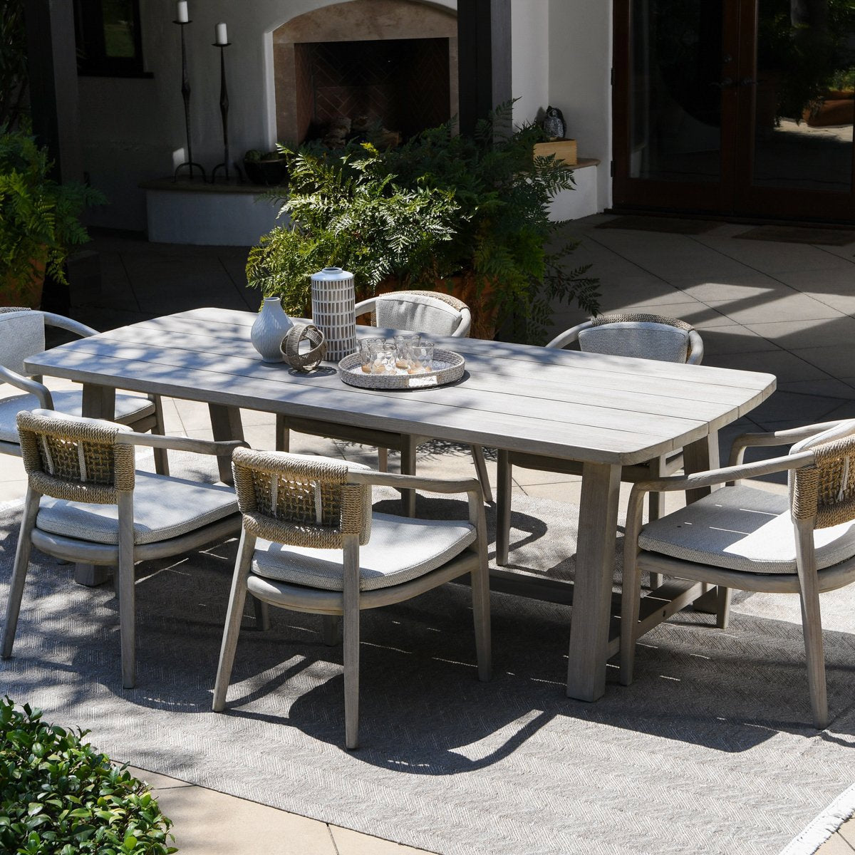 Classic Home Agnes Outdoor Dining Table Clearance