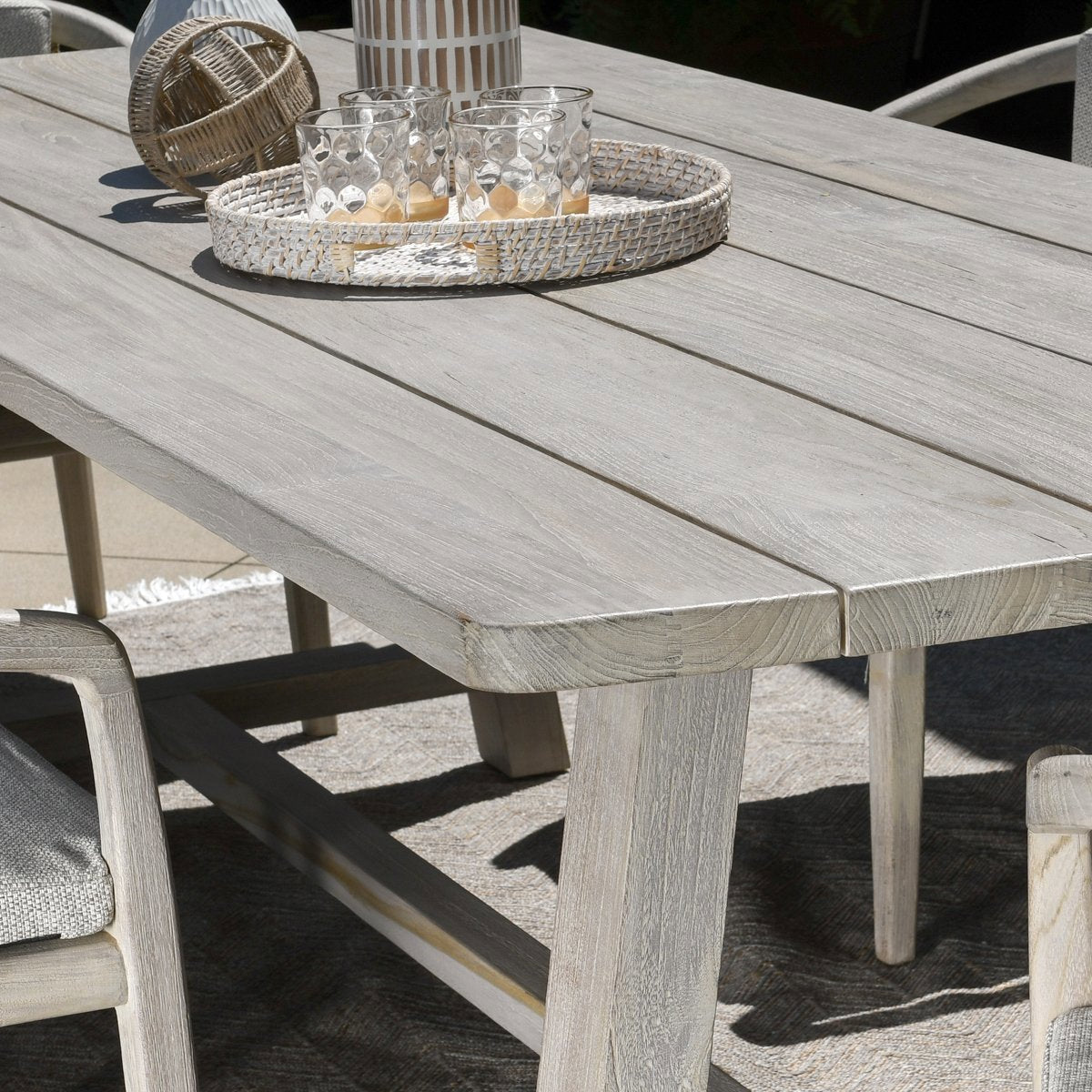 Classic Home Agnes Outdoor Dining Table Clearance