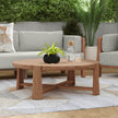 Classic Home Aston Outdoor Round Coffee Table