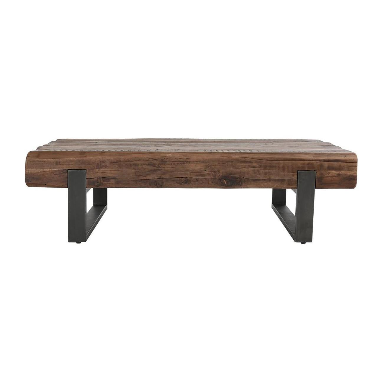 Classic Home Duarte Solid Wood Rectangle Coffee Table