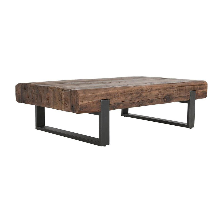 Classic Home Duarte Solid Wood Rectangle Coffee Table