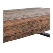 Classic Home Duarte Solid Wood Rectangle Coffee Table