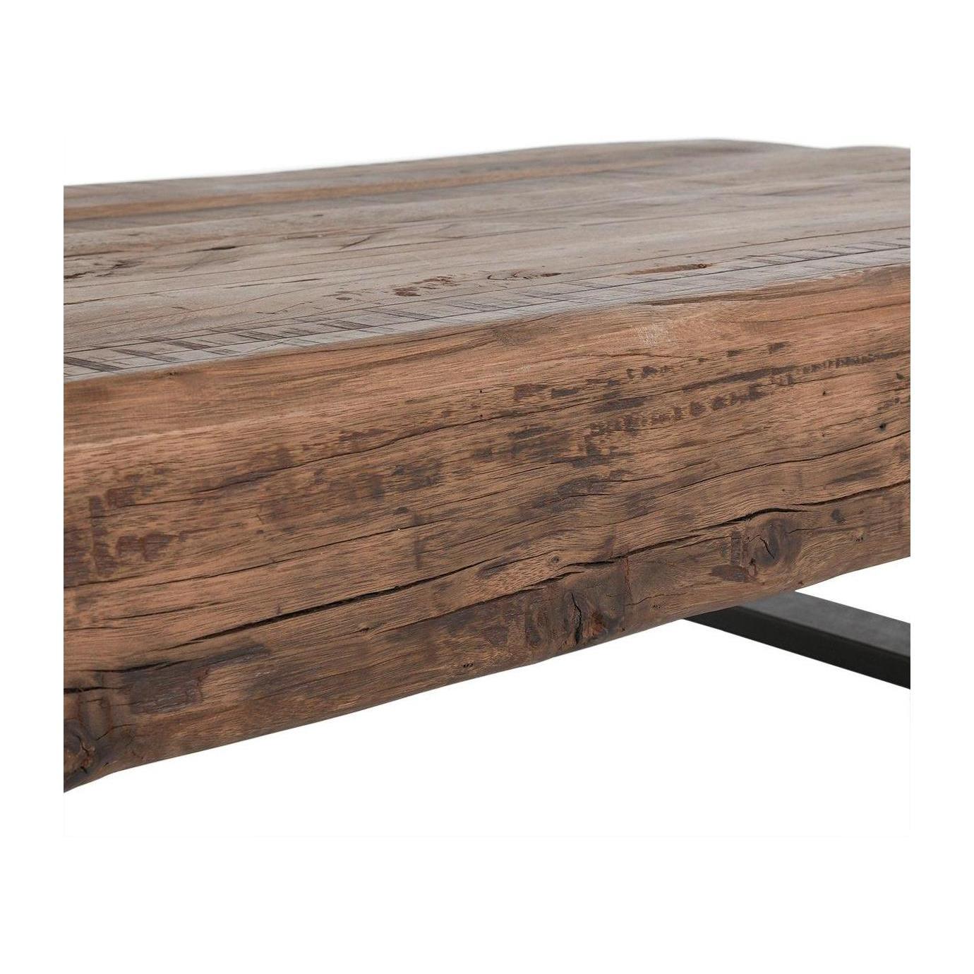 Classic Home Duarte Solid Wood Rectangle Coffee Table