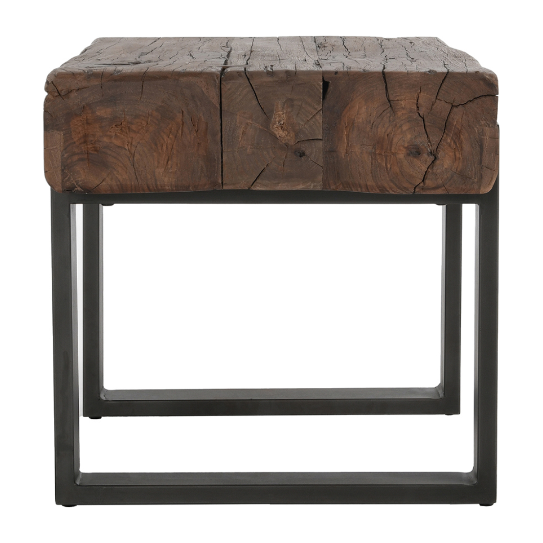 Classic Home Duarte Solid Wood Rectangle End Table