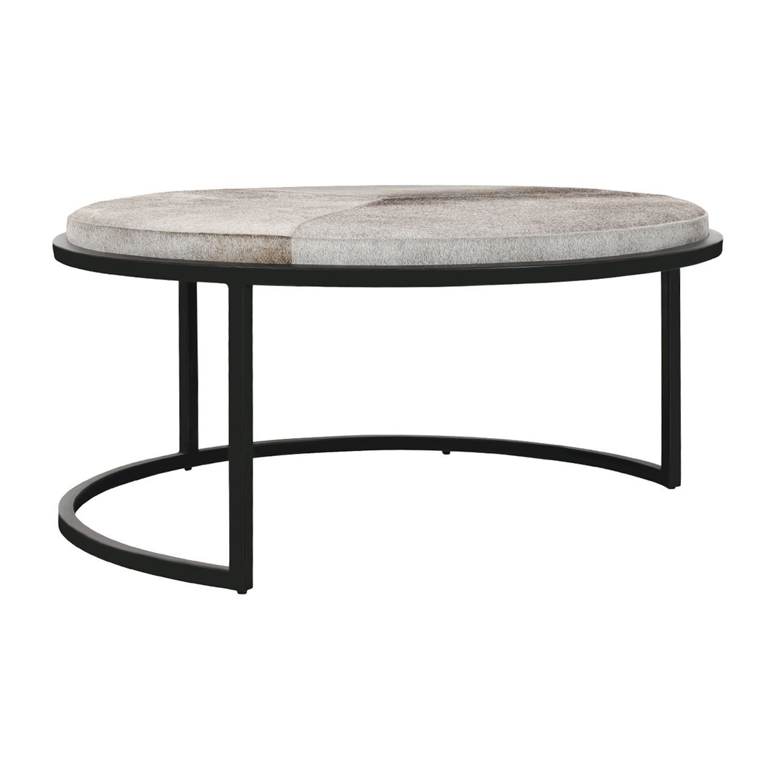 Classic Home Hayword Hide Nesting Coffee Tables - Set of 2