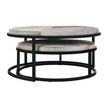 Classic Home Hayword Hide Nesting Coffee Tables - Set of 2