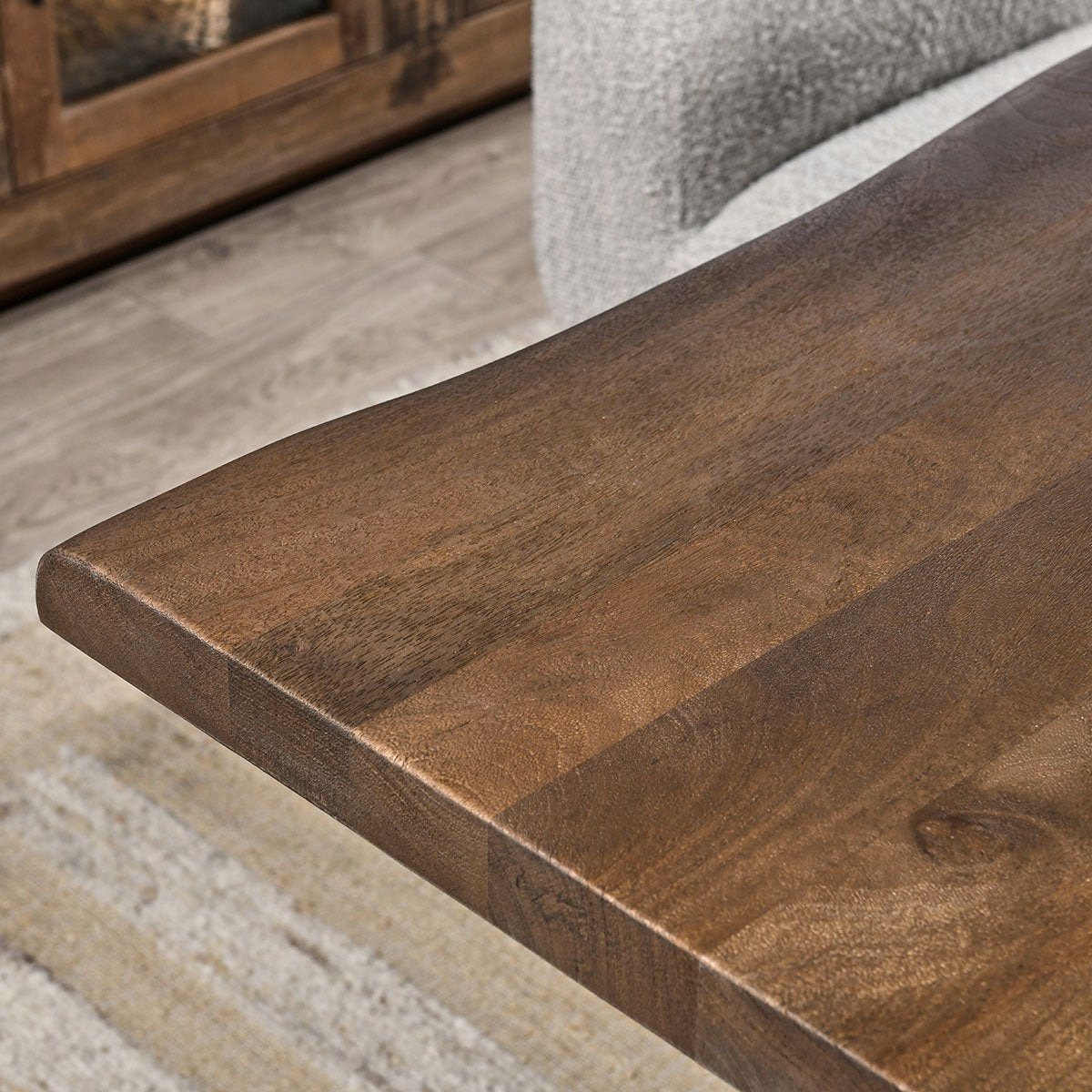 Classic Home Holmes Solid Wood Rectangle Dining Table