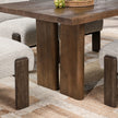 Classic Home Holmes Solid Wood Rectangle Dining Table