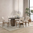 Classic Home Norwood Solid Wood Oval Dining Table